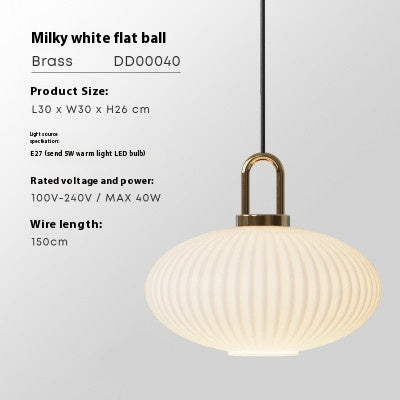 Clear Glass Pumpkin Atmosphere Decorative Light