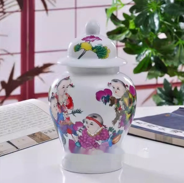 Chinese Style Porcelain Decorative Vase Gourd Vase