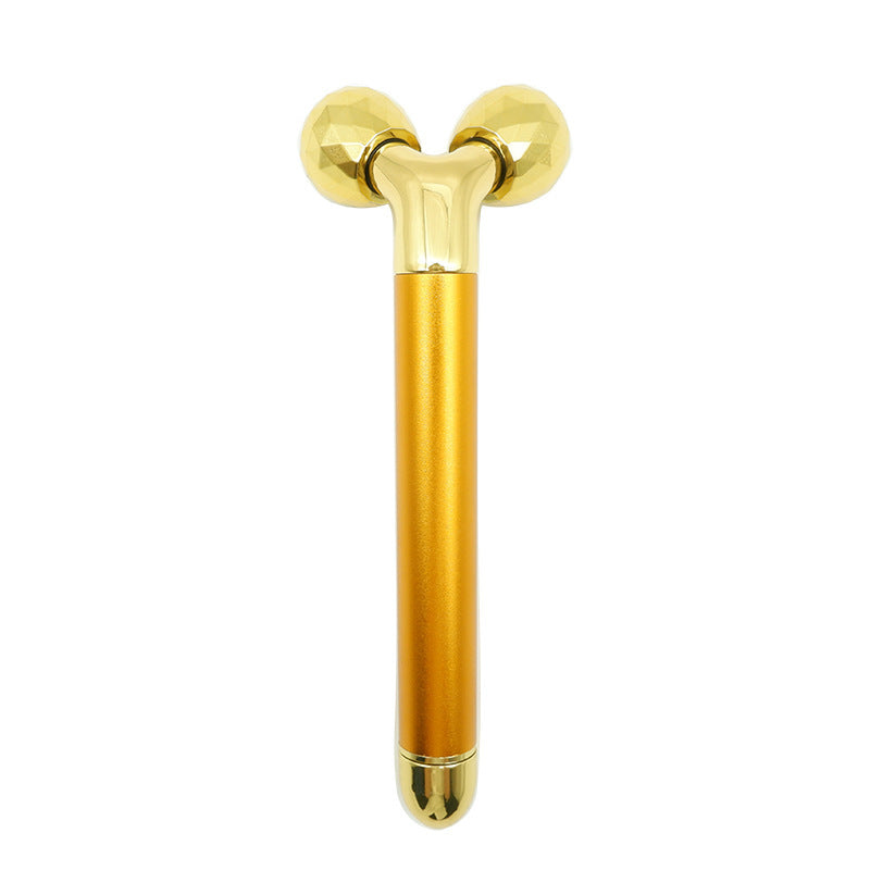 Electric Gold Facial Slimming Roller Stick