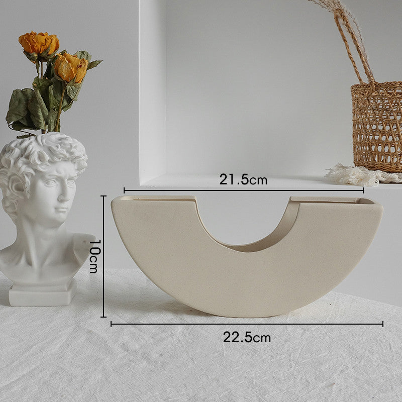 Simplicity Ceramic Vase Dry Flower Home Decor Ornament