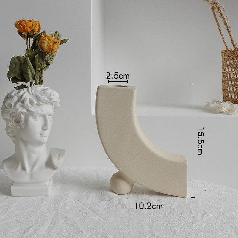Simplicity Ceramic Vase Dry Flower Home Decor Ornament