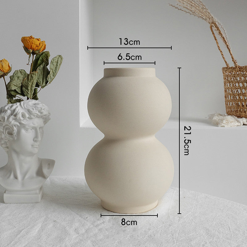 Simplicity Ceramic Vase Dry Flower Home Decor Ornament