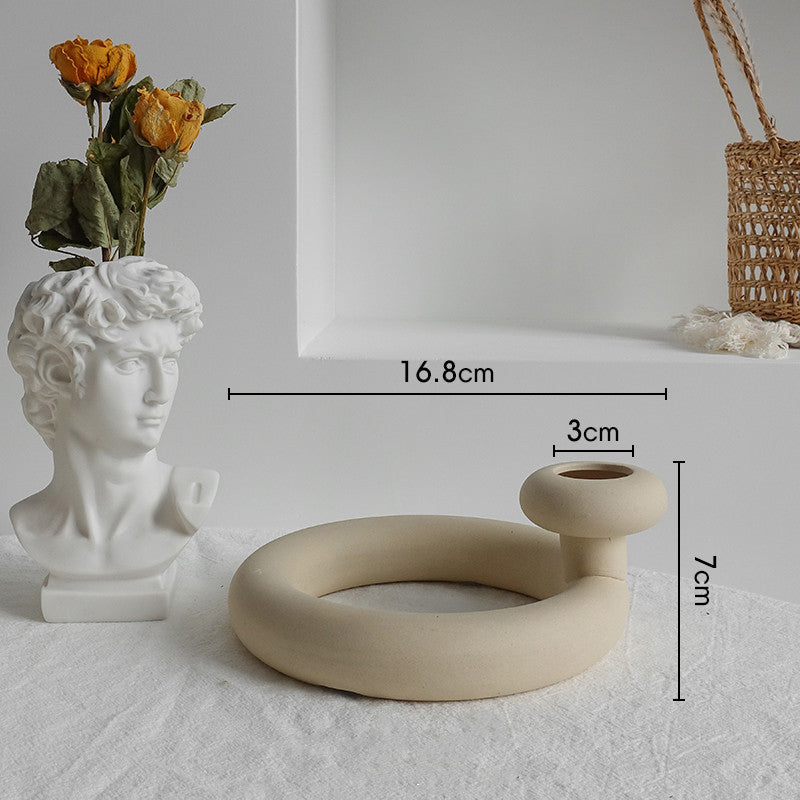 Simplicity Ceramic Vase Dry Flower Home Decor Ornament