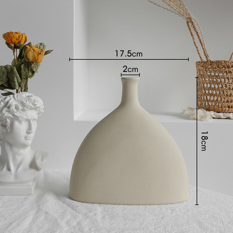 Simplicity Ceramic Vase Dry Flower Home Decor Ornament