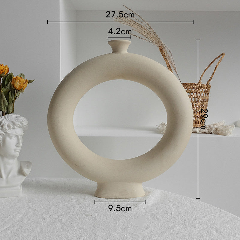 Simplicity Ceramic Vase Dry Flower Home Decor Ornament