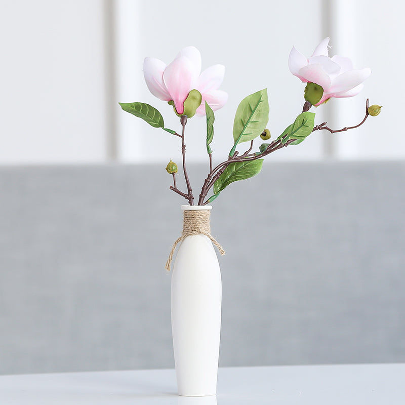 Modern Artificial Flower Arrangement Ceramic Vase Decor