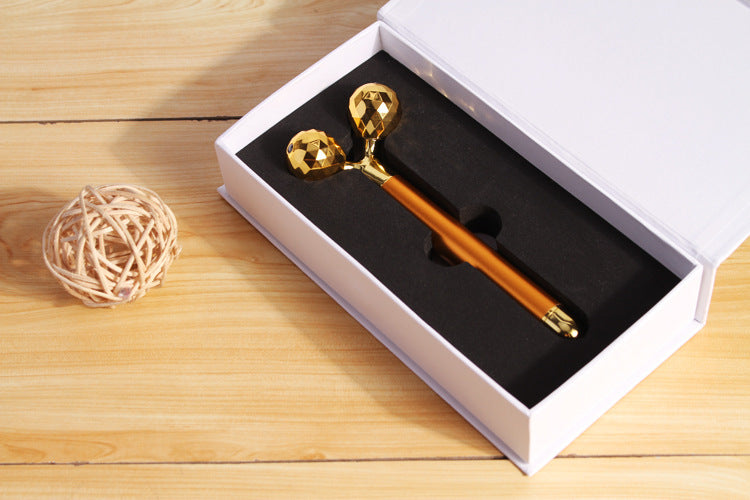 Electric Gold Facial Slimming Roller Stick