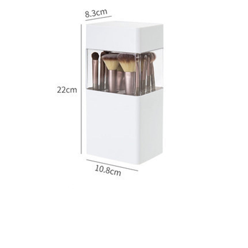 Dustproof Makeup Brush Storage Box For Powder And Eyeshadow Brushes