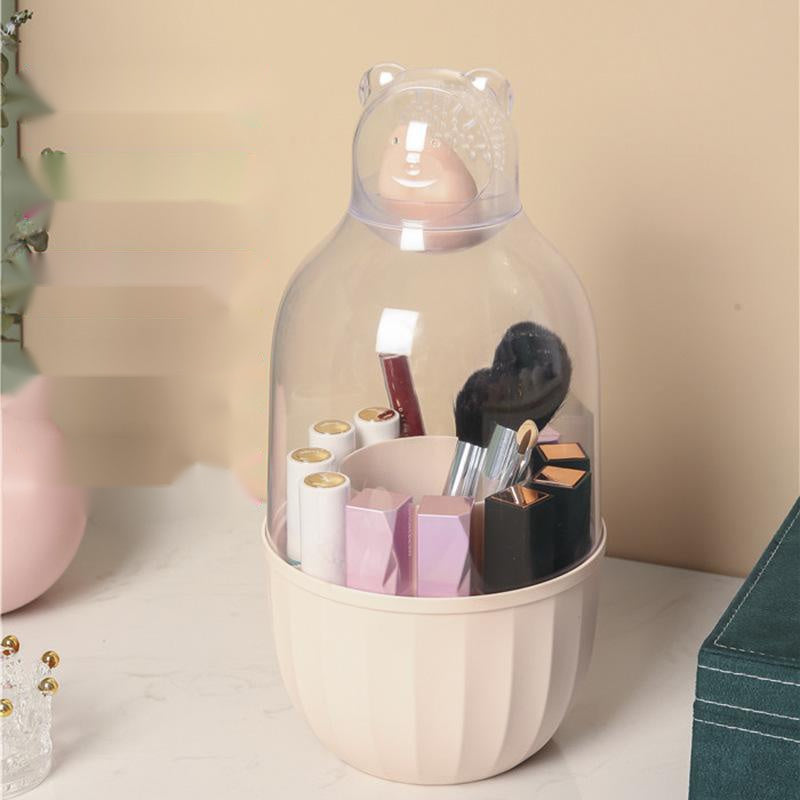 Heart Shaped Lipstick And Makeup Brush Storage Box