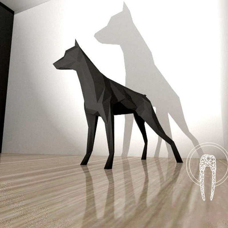 3D Paper Sculpture Model Decorative Art Piece