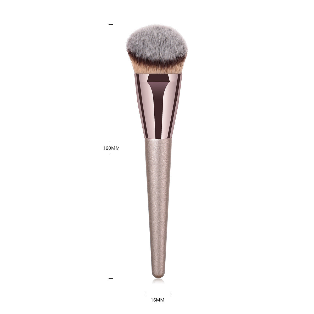 Champagne Gold Powder Foundation Makeup Brush