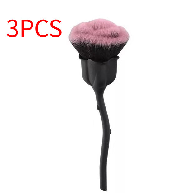 Rose Face Powder Makeup Brush