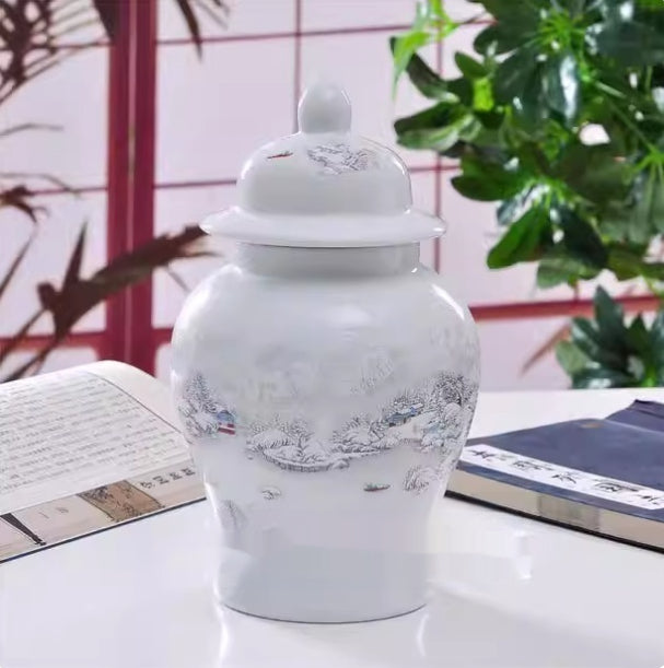 Chinese Style Porcelain Decorative Vase Gourd Vase