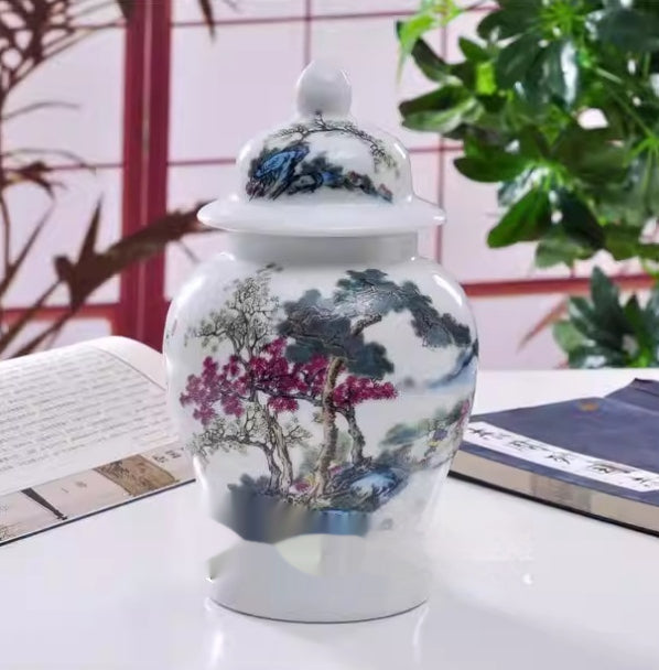 Chinese Style Porcelain Decorative Vase Gourd Vase