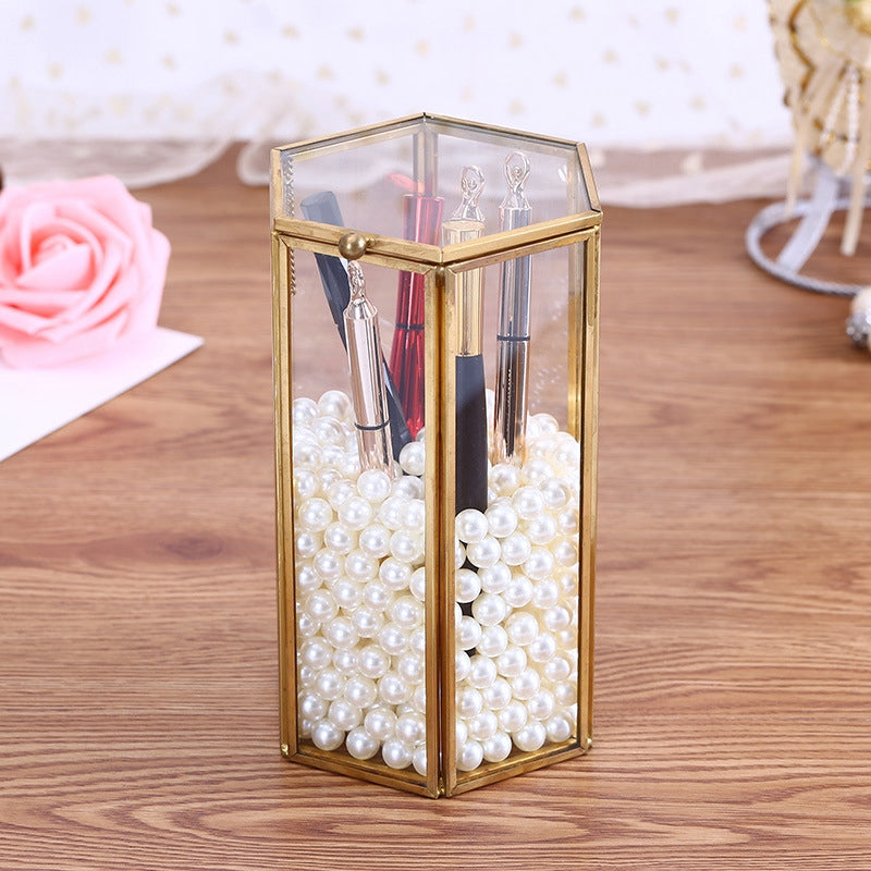 Makeup Brush Storage Box Organizer Case For Vanity And Travel