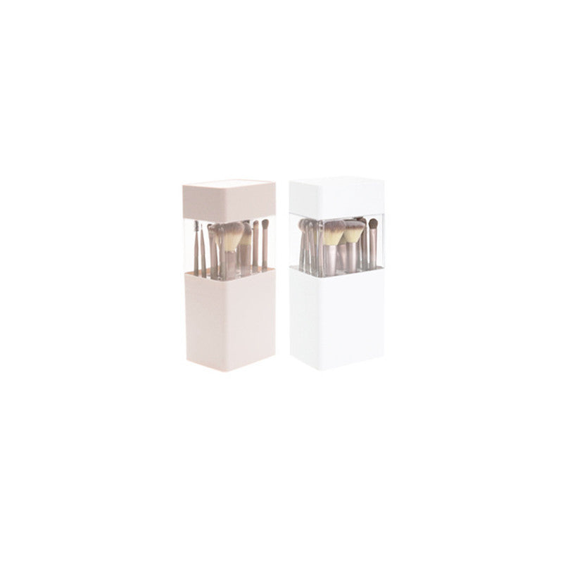 Dustproof Makeup Brush Storage Box For Powder And Eyeshadow Brushes