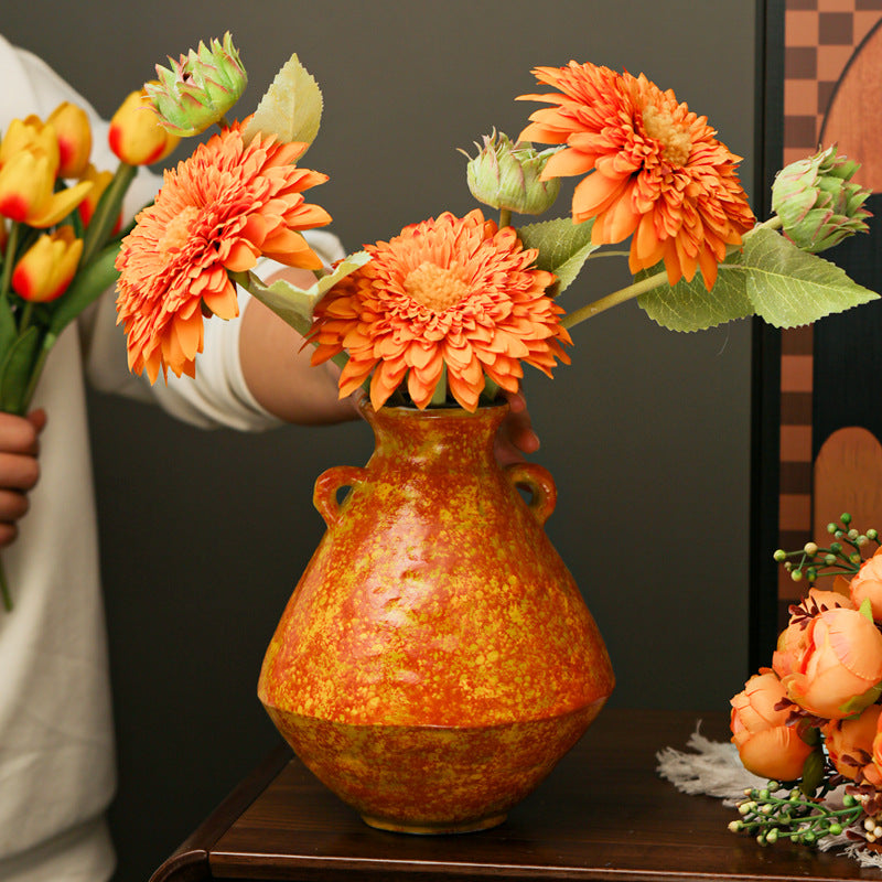 Retro And Minimalist Art Design For Ceramic Flower Vases