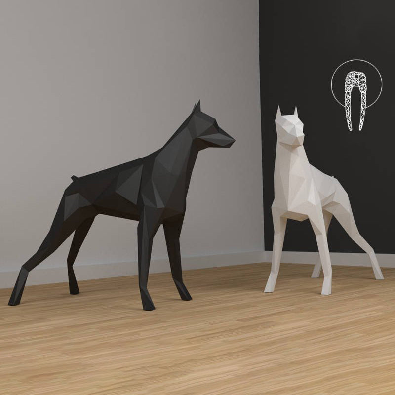3D Paper Sculpture Model Decorative Art Piece