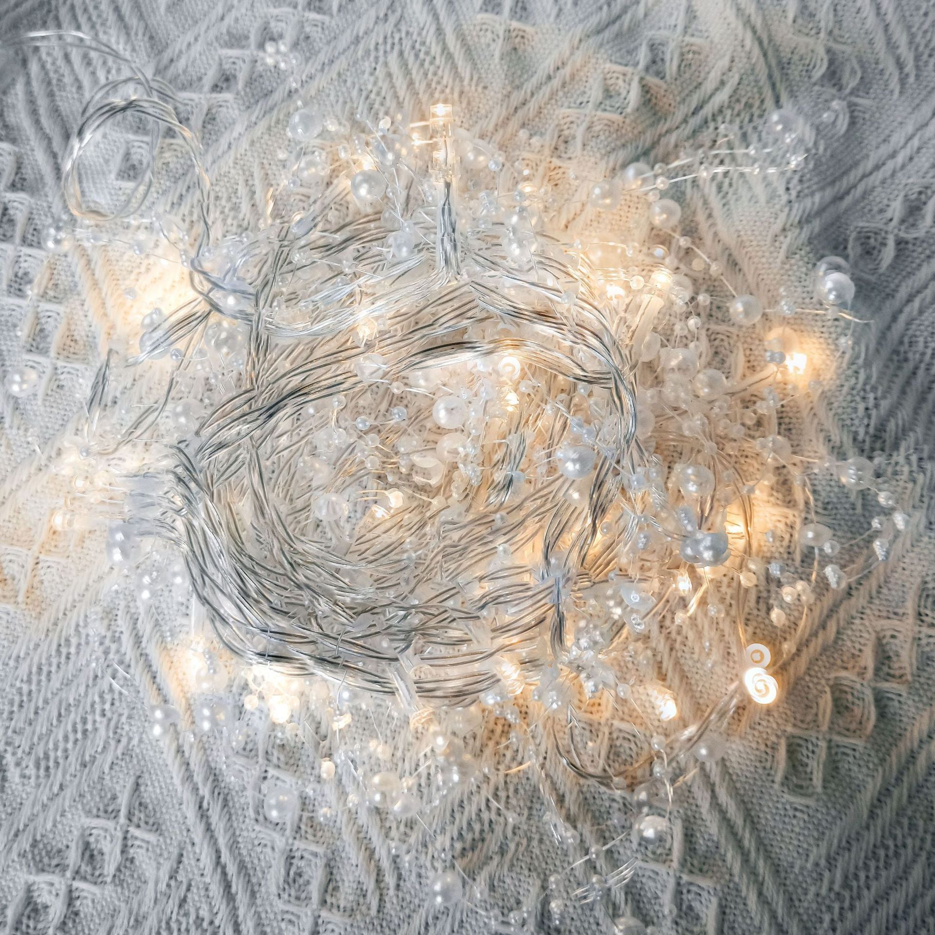 Pearl Chain LED Fairy String Decorative Lamp