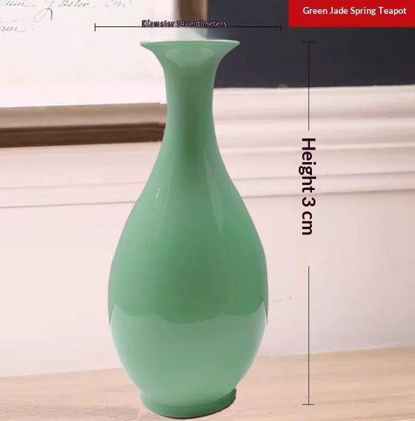 Pink Antique Style Vase Flower Container Living Room Decor