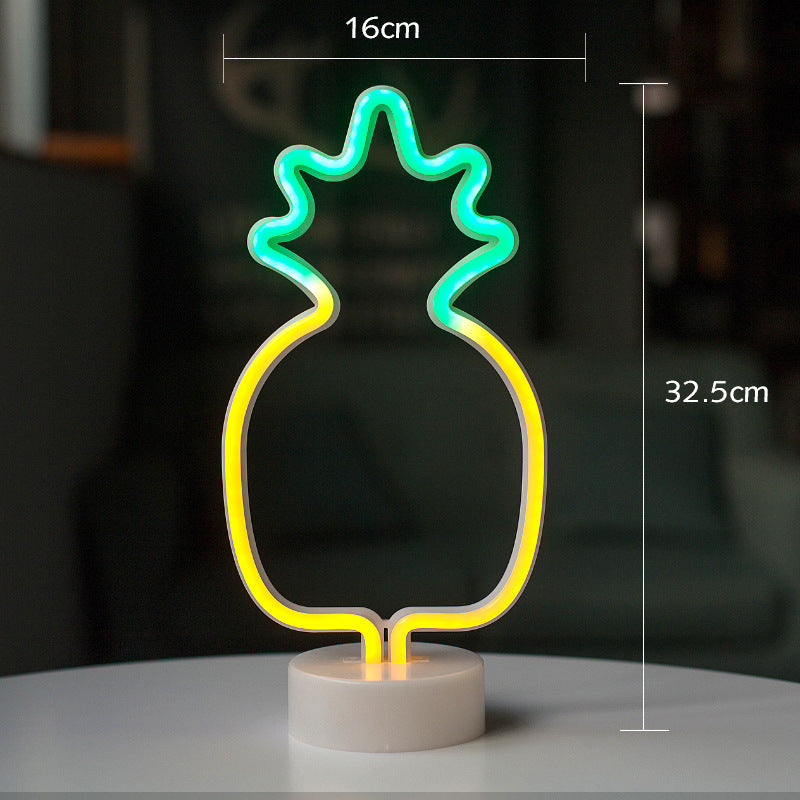 LED Pineapple Decorative Night Light