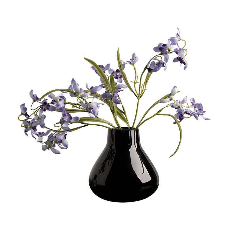 Ceramic Round Belly French High Sense Decorative Household Vases