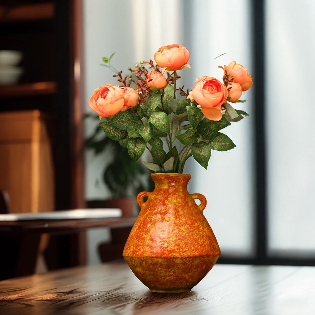 Retro And Minimalist Art Design For Ceramic Flower Vases