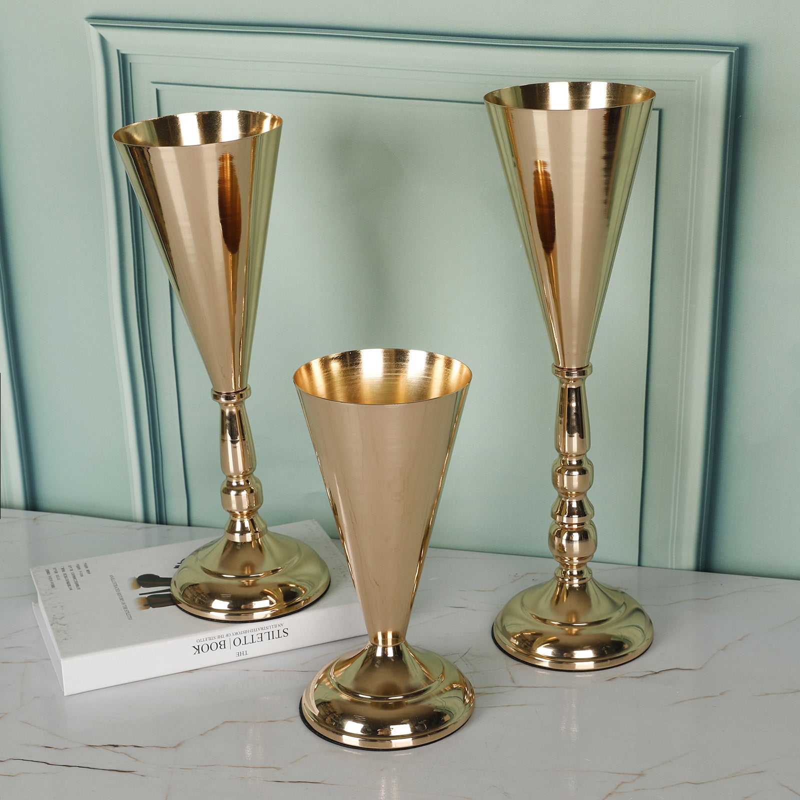 Wedding Props Iron Vases Decorative Ornaments
