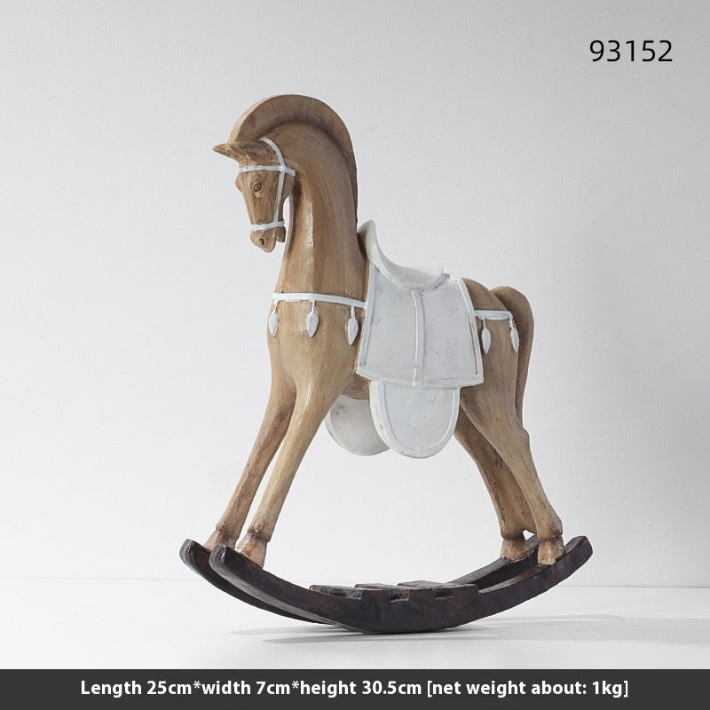 European Style Minimalist Abstract Horse Decorative Sculpture