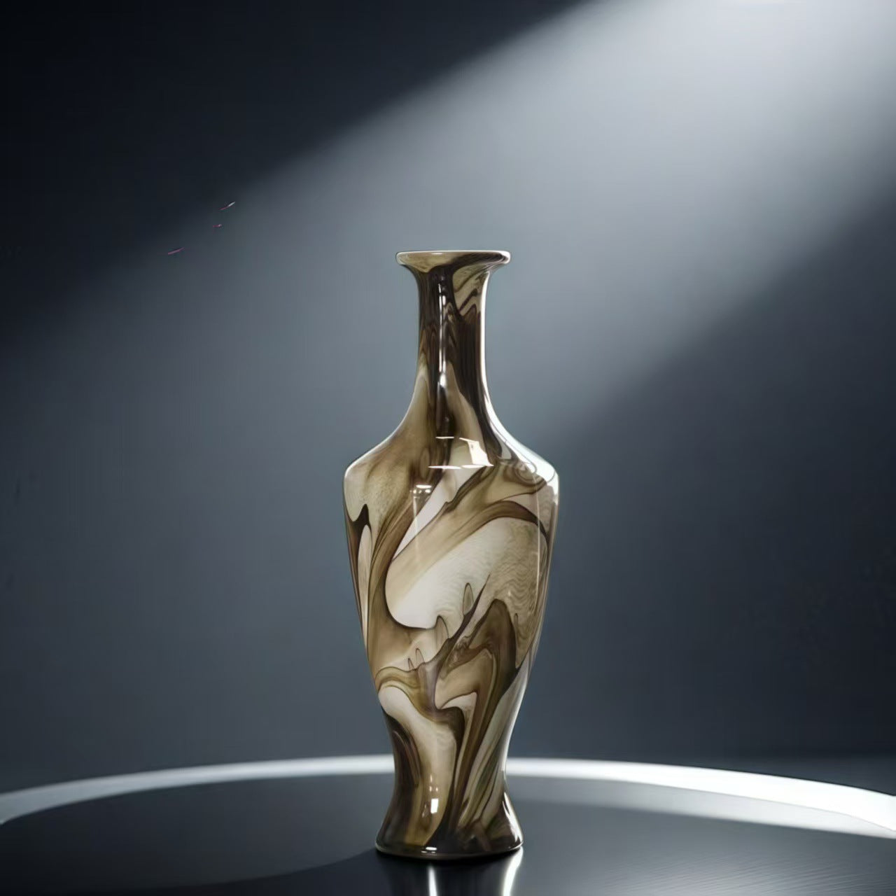 Retro Glass Vase Decorative Ornament