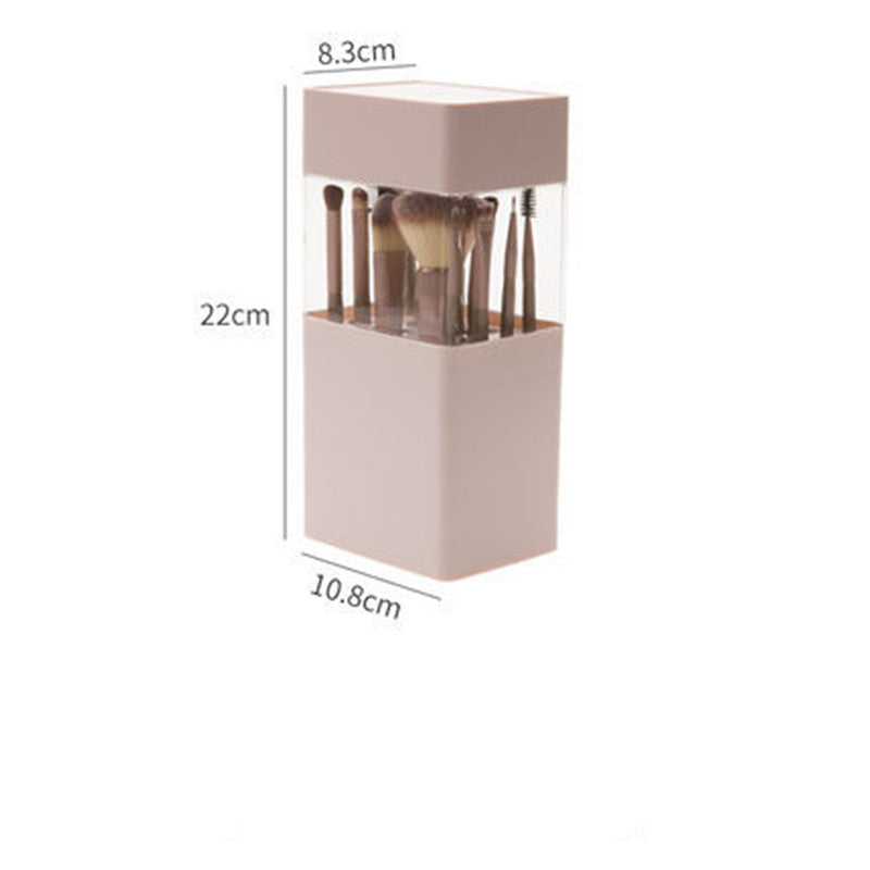 Dustproof Makeup Brush Storage Box For Powder And Eyeshadow Brushes