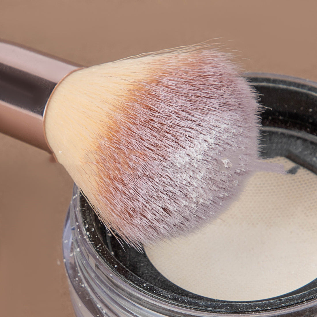 Black Makeup Brush Set For Foundation And Eyeshadow