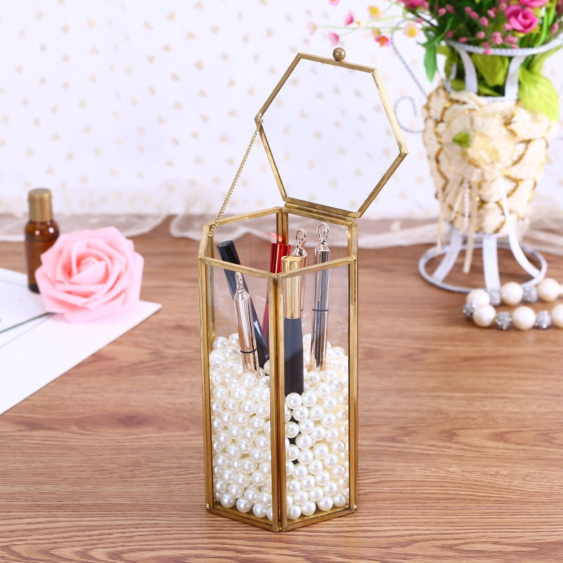Makeup Brush Storage Box Organizer Case For Vanity And Travel