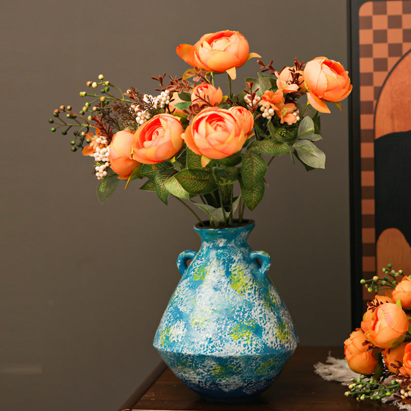 Retro And Minimalist Art Design For Ceramic Flower Vases