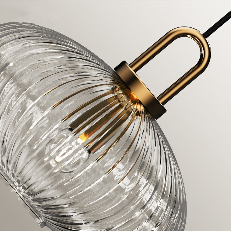 Clear Glass Pumpkin Atmosphere Decorative Light
