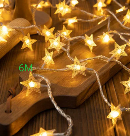 LED Solar Star String Light