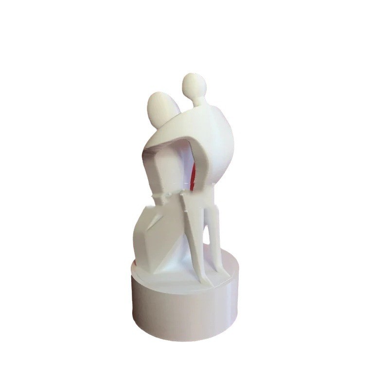 Mother And Baby Decorative Resin Sculpture