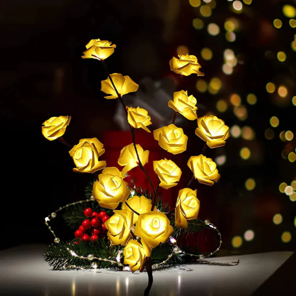 20led Rose Branch Light Bedroom Decorative Light