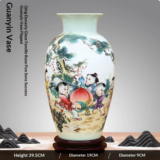 New Chinese Style Living Room Decorative Vase Ornaments