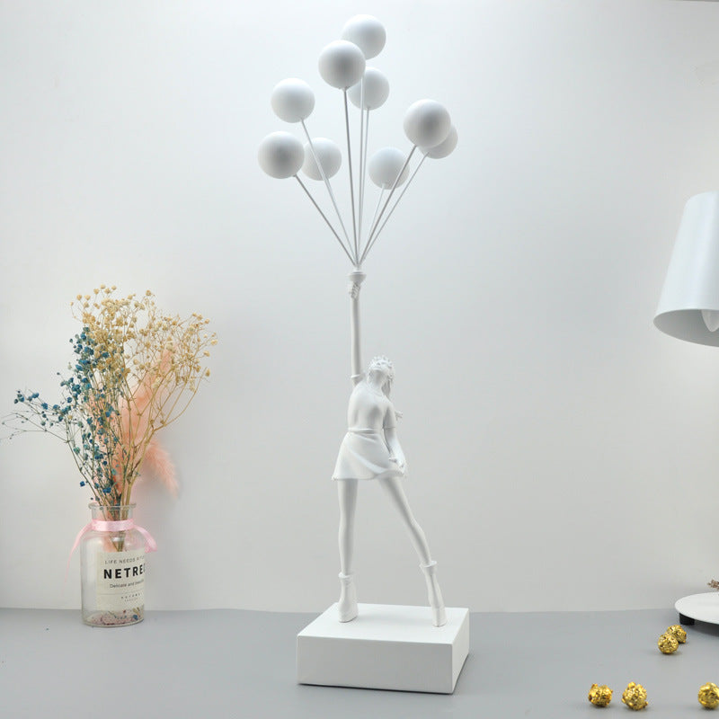 Bubble Girl Character Sculpture Decoration Decoration