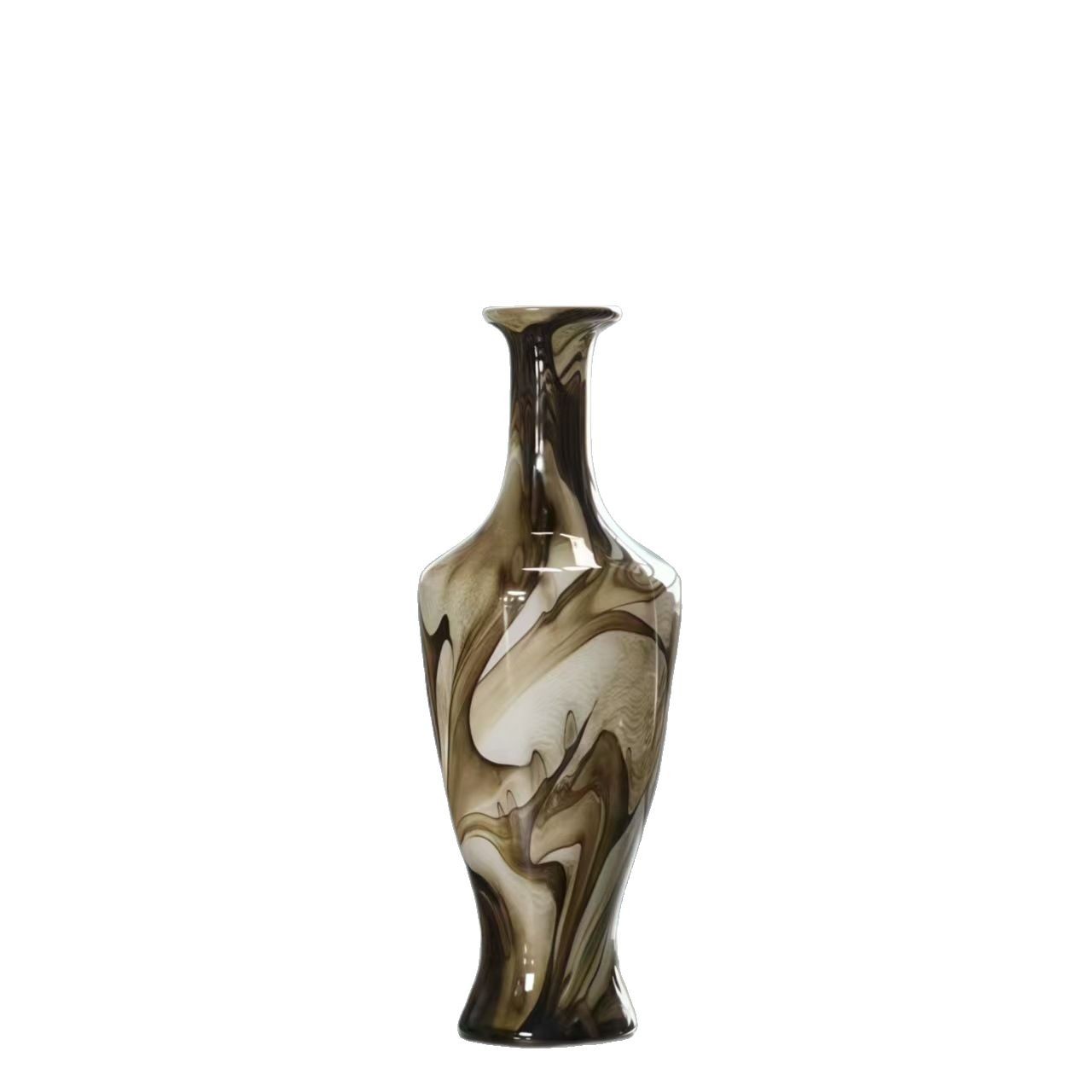 Retro Glass Vase Decorative Ornament