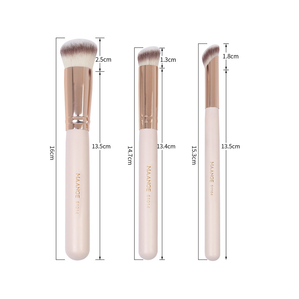 Makeup Brush Triangle Powder Puff Set