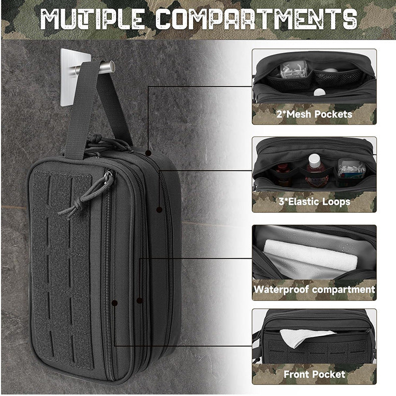 Mens Toiletry Makeup Bag Outdoor Tactical Organizer Pouch