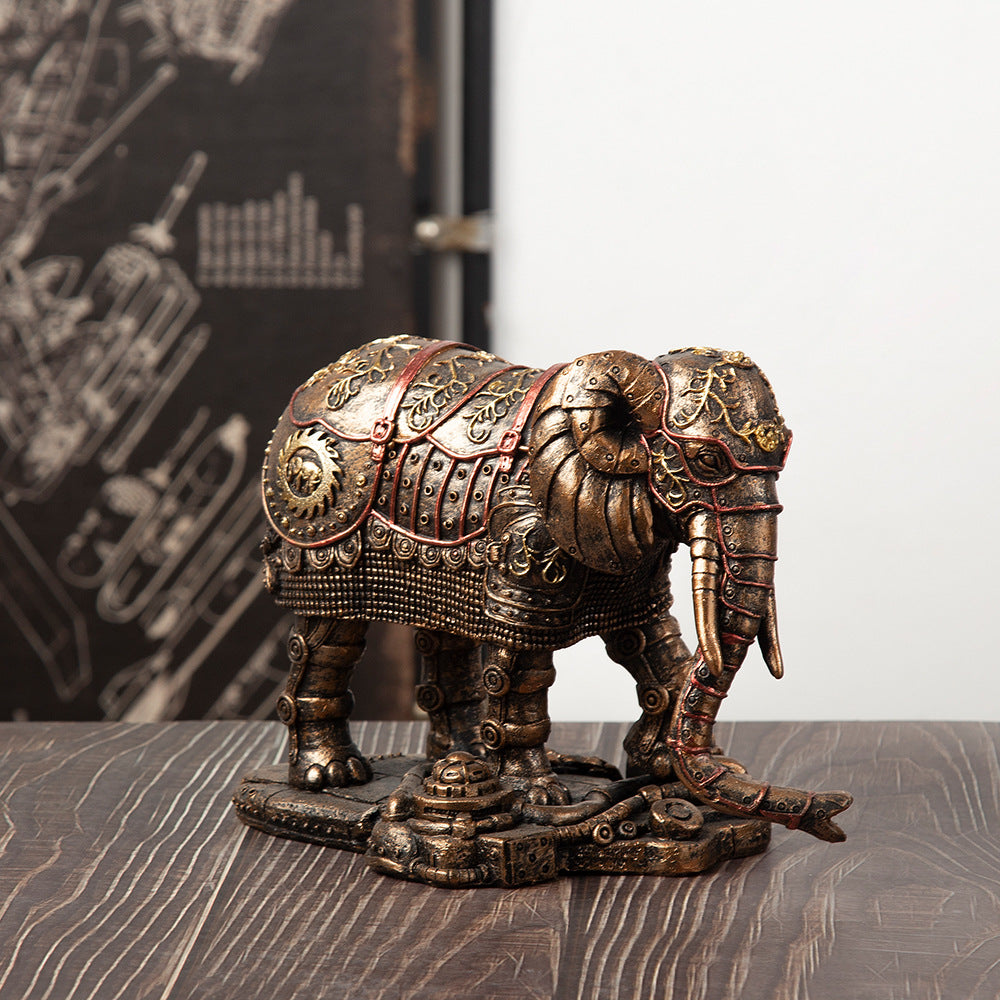 Creative Steam Resin Sculpture Home Wine Cabinet Decoration Artifact