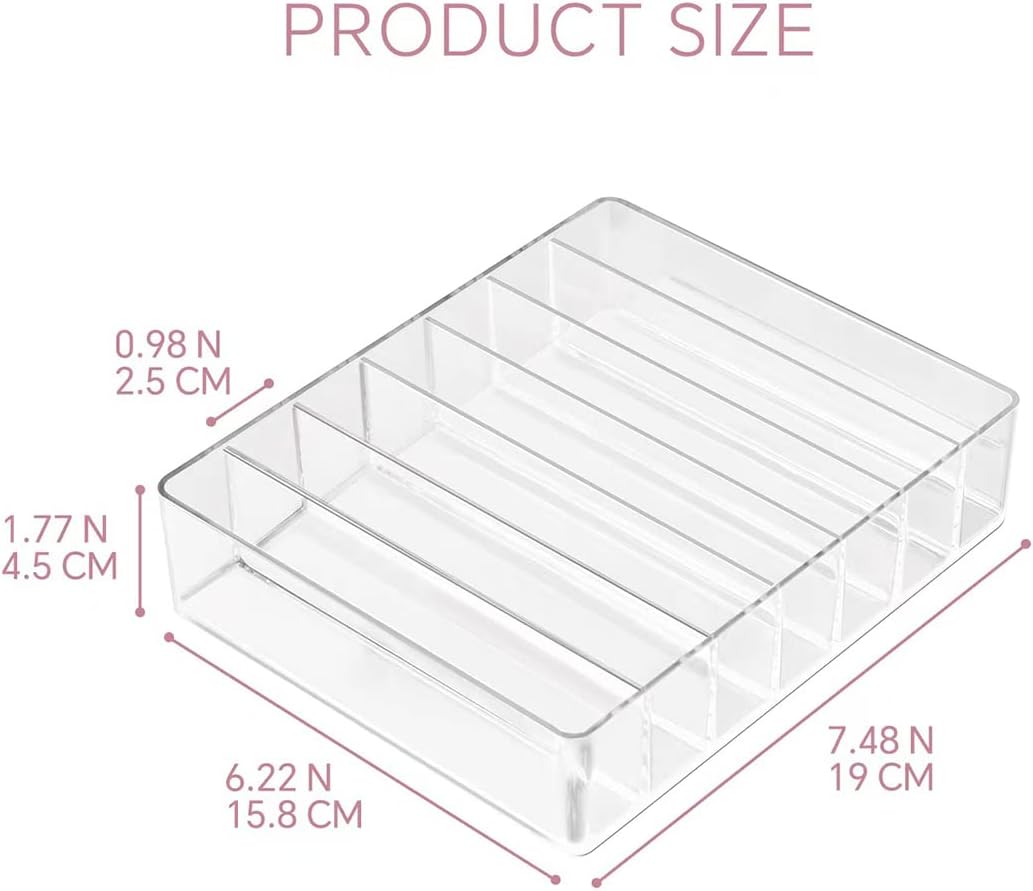 7 Section Makeup Organizer For Lipstick And Eyeshadow