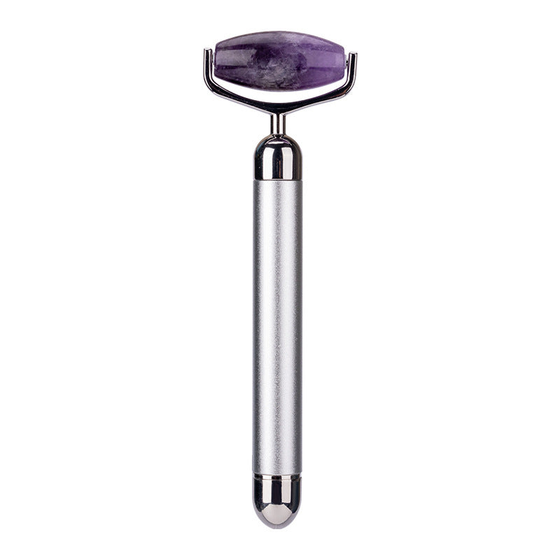 Electric Jade Face Roller Beauty Stick Golden Facial Massager